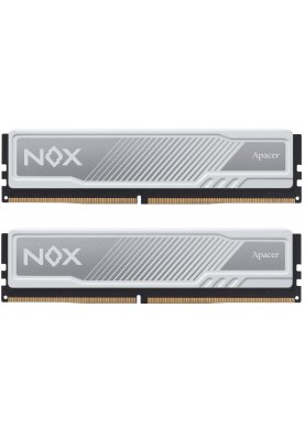 Модуль пам`ятi DDR4 2x8GB/3600 Apacer NOX White (AH4U16G36C25YMWAA-2)