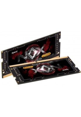 Модуль пам`ятi SO-DIMM 16GB/3200 DDR4 Apacer NOX Black (A4S16G32CLYBDAA-1)