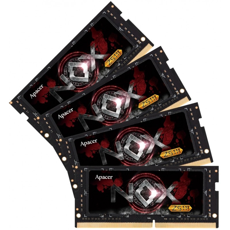 Модуль пам`ятi SO-DIMM 16GB/3200 DDR4 Apacer NOX Black (A4S16G32CLYBDAA-1)