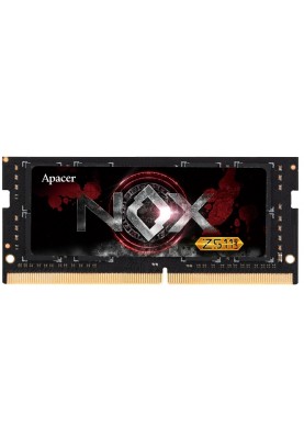 Модуль пам`ятi SO-DIMM 8GB/3200 DDR4 Apacer NOX Black (A4S08G32CLYBDAA-1)