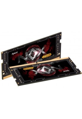 Модуль пам`ятi SO-DIMM 8GB/3200 DDR4 Apacer NOX Black (A4S08G32CLYBDAA-1)