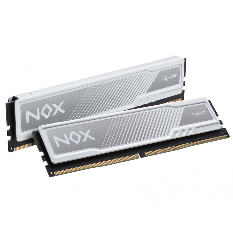 Модуль пам`ятi DDR4 2x8GB/3200 Apacer NOX White (AH4U16G32C28YMWAA-2)