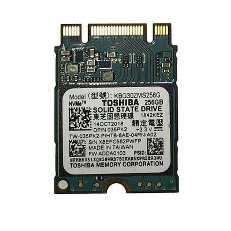 Накопичувач SSD  256GB Kioxia BG3 M.2 2230 PCIe 3.0 x2 TLC (KBG30ZMS256G)