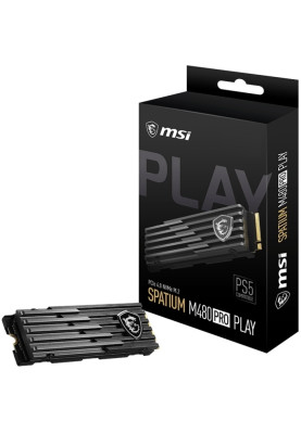 Накопичувач SSD 2TB MSI Spatium M480 Pro Play M.2 2280 PCIe 4.0 x4 NVMe 3D NAND TLC (S78-440Q610-P83)
