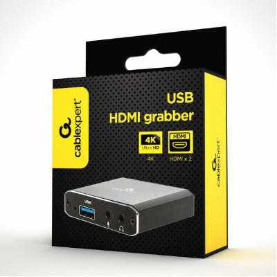 Адаптер Cablexpert HDMI - HDMI+USB+3.5 мм (F/F), Black (UHG-4K2-01) Адаптер Cablexpert HDMI - HDMI+USB+3.5 мм (F/F), Black (UHG-4K2-01)
