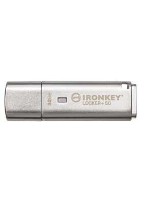 Флеш-накопичувач USB3.2 32GB Kingston IronKey Locker+ 50 (IKLP50/32GB)