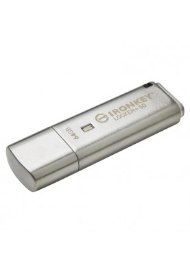 Флеш-накопичувач USB3.2 64GB Kingston IronKey Locker+ 50 (IKLP50/64GB)