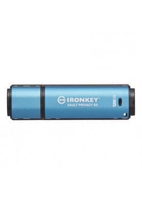 Флеш-накопичувач USB3.2 128GB Kingston IronKey Vault Privacy 50 Type-A Blue (IKVP50/128GB)