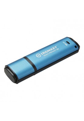 Флеш-накопичувач USB3.2 32GB Kingston IronKey Vault Privacy 50 Type-A Blue (IKVP50/32GB)