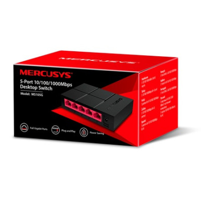 Комутатор Mercusys MS105G Комутатор Mercusys MS105G