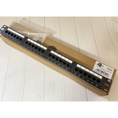 Патч-панель ATcom P6024 19" 24хRJ-45 UTP 1U cat.6 Патч-панель ATcom P6024 19" 24хRJ-45 UTP 1U cat.6