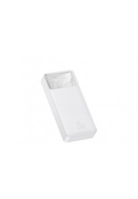 Універсальна мобільна батарея Baseus Bipow 20W 20000 mAh White (PPDML-M02) (1283126558771)