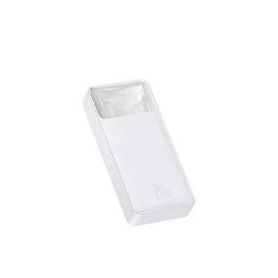 Універсальна мобільна батарея Baseus Bipow 20W 20000 mAh White (PPDML-M02) (1283126558771)