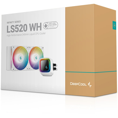 Система водяного охолодження Deepcool LS520 White (R-LS520-WHAMNT-G-1) Система водяного охолодження Deepcool LS520 White (R-LS520-WHAMNT-G-1)