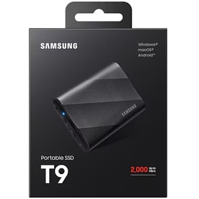 Накопичувач зовнішній SSD 2.5" USB 1.0TB Samsung T9 Black (MU-PG1T0B/EU)