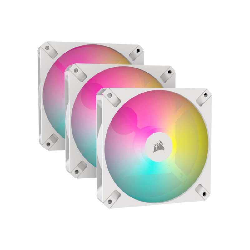 Вентилятор Corsair iCUE AR120 Digital RGB 120mm PWM Fan Triple Pack White (CO-9050169-WW)