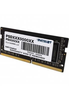 Модуль пам`яті SO-DIMM 16GB/2666 DDR4 Patriot Signature Line (PSD416G266681S)