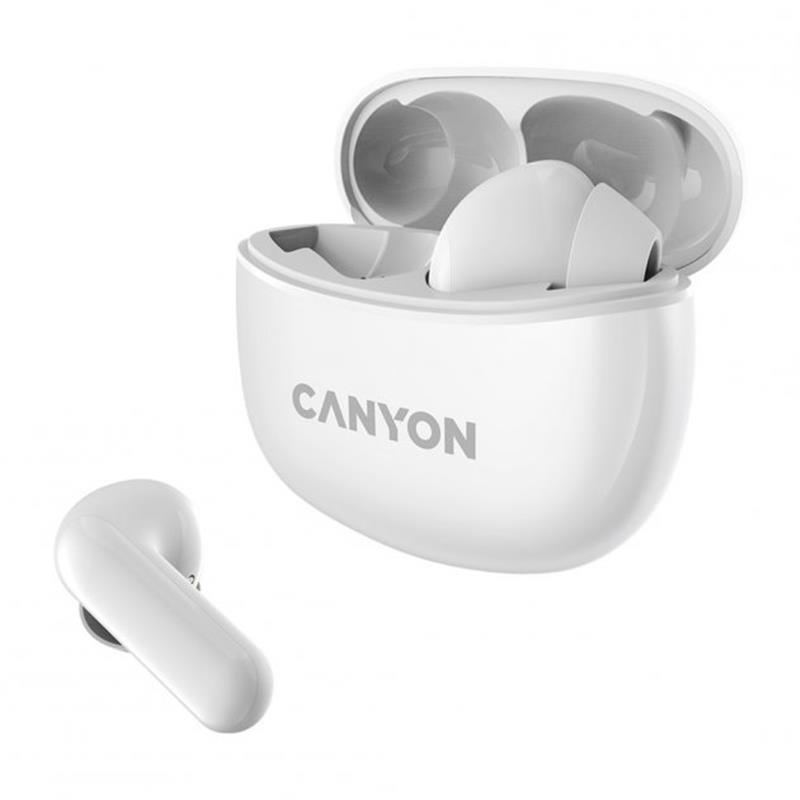 Bluetooth-гарнітура Canyon TWS-5 White (CNS-TWS5W)