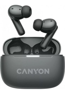 Bluetooth-гарнітура Canyon OnGo TWS-10 ANC ENC Black (CNS-TWS10BK)