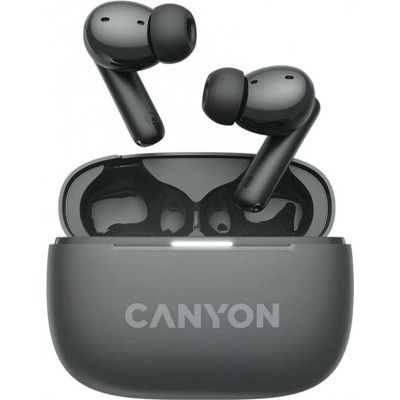 Bluetooth-гарнітура Canyon OnGo TWS-10 ANC ENC Black (CNS-TWS10BK)