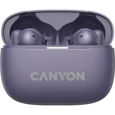 Bluetooth-гарнітура Canyon OnGo TWS-10 ANC ENC Purple (CNS-TWS10PL)