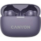 Bluetooth-гарнітура Canyon OnGo TWS-10 ANC ENC Purple (CNS-TWS10PL)