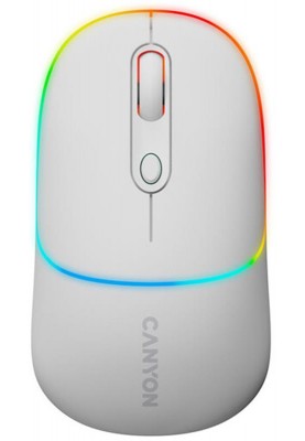 Миша бездротова Canyon MW-22 Dual Band RGB Wireless Snow White (CNS-CMSW22SW)