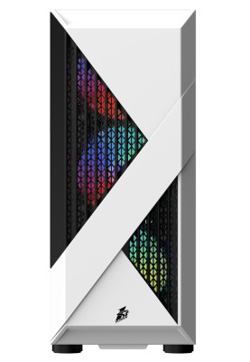 Корпус 1stPlayer F3-A-WH-4F1 White без БЖ