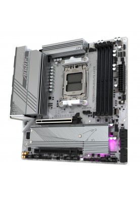 Материнська плата Gigabyte B650M Aorus Elite AX Ice Socket AM5