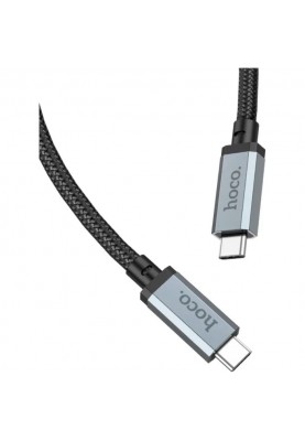 Кабель Hoco US05 USB Type-C - USB Type-C (40Gbps), USB4, 100W, 2 м, Black (US052B)