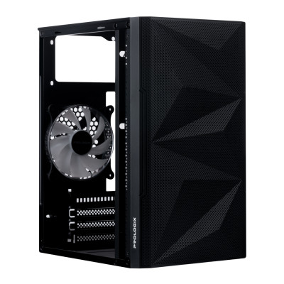 Корпус Prologix E113 Tempered Glass&Mesh Black