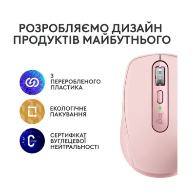 Миша бездротова Logitech MX Anywhere 3S Rose (910-006931) Миша бездротова Logitech MX Anywhere 3S Rose (910-006931)