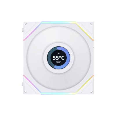 Вентилятор Lian Li TLLCD 120-1, White Cooler (G99.12TLLCD1W.00)