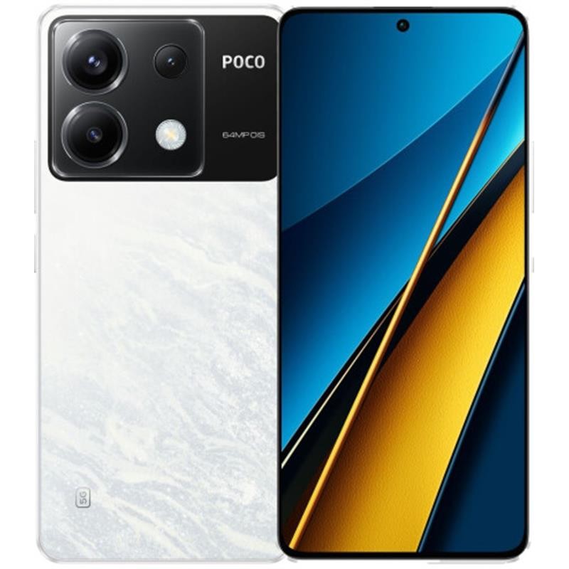 Смартфон Xiaomi Poco X6 5G 12/256GB Dual Sim White EU_