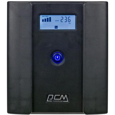 Джерело безперебійного живлення Powercom RPT-1500AP, 4xSchuko, LCD (00210225)