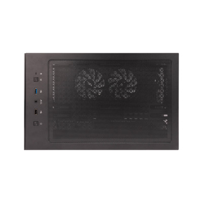 Корпус 1stPlayer Mi7-A-BK-2F7R-1F7 Black без БЖ