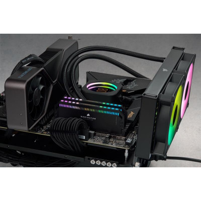 Модуль пам`ятi DDR5 2x32GB/6000 Corsair Dominator Platinum RGB Black (CMT64GX5M2B6000C30)