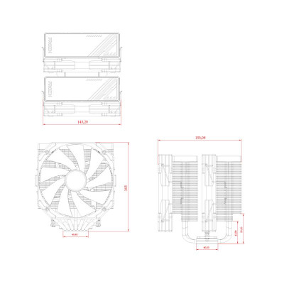 Кулер процесорний ID-Cooling Frozn A720 Black