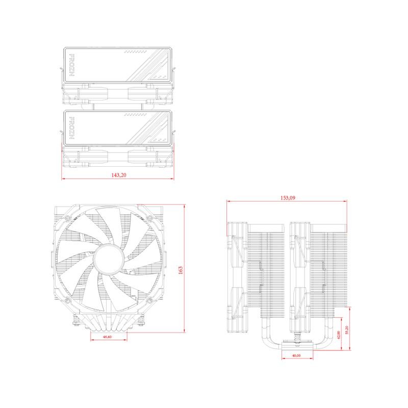 Кулер процесорний ID-Cooling Frozn A720 Black