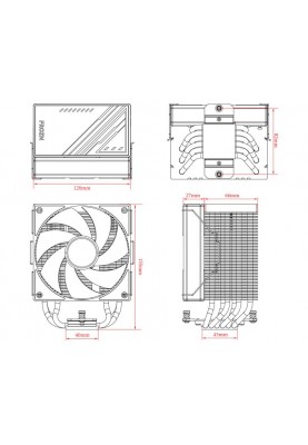 Кулер процесорний ID-Cooling Frozn A610 ARGB