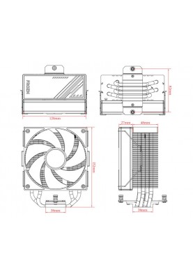 Кулер процесорний ID-Cooling Frozn A410 ARGB White