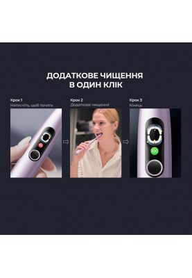 Розумна зубна електрощітка Oclean X Pro Digital Electric Toothbrush Purple (6970810553475)