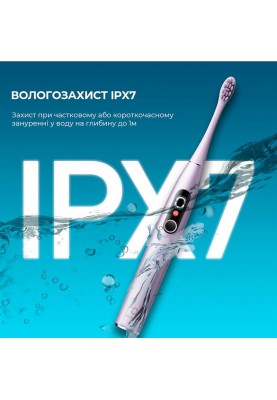 Розумна зубна електрощітка Oclean X Pro Digital Electric Toothbrush Purple (6970810553475)