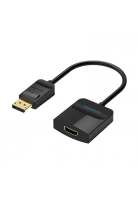 Перехідник Vention DisplayPort - HDMI, 0.2 m (HBGBB)