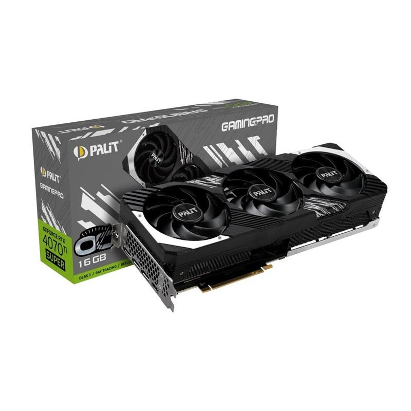 Відеокарта GF RTX 4070 Ti Super 16GB GDDR6X GamingPro OC Palit (NED47TSH19T2-1043A)