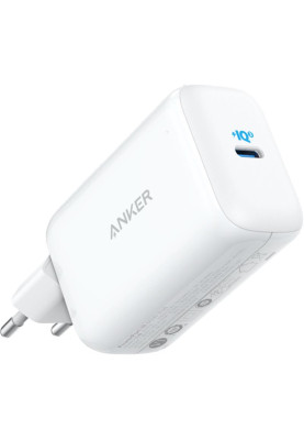 Мережевий зарядний пристрій Anker PowerPort III White, 65W Pod PPS+GaN, USB Type-C (A2712H21)