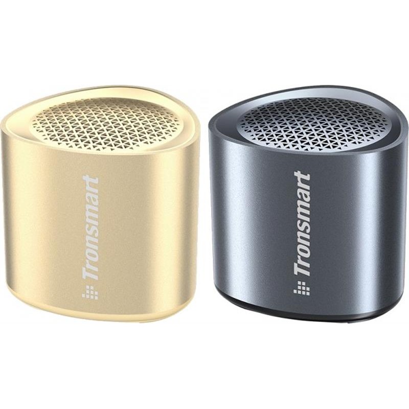 Акустична система Tronsmart Nimo Mini Speaker Polar Black + Nimo Mini Speaker Gold (994703)