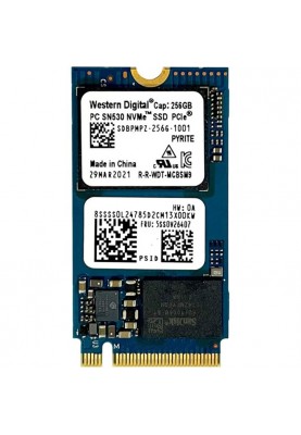 Накопичувач SSD  256GB WD PC SN530 M.2 2242 PCIe 3.0 x4 NVMe TLC (SDBPMPZ-256G)