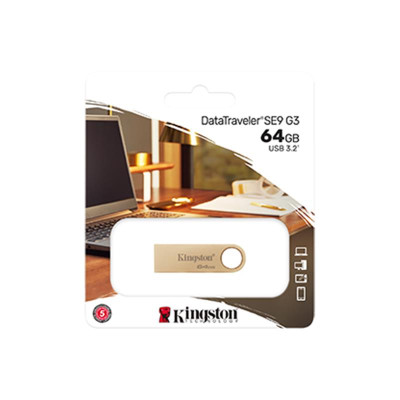 Флеш-накопичувач USB3.2 64GB Kingston DataTraveler SE9 G3 (DTSE9G3/64GB) Флеш-накопичувач USB3.2 64GB Kingston DataTraveler SE9 G3 (DTSE9G3/64GB)