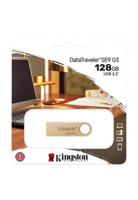 Флеш-накопичувач USB3.2 128GB Kingston DataTraveler SE9 G3 (DTSE9G3/128GB)